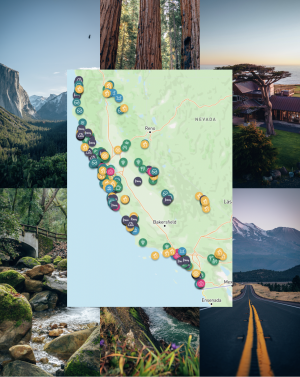 California Map and Guide - Smilkos Lens - Rexby